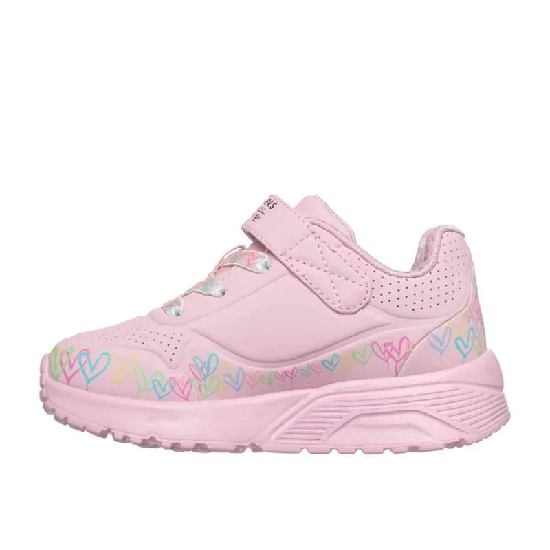 SKECHERS PATIKE UNO LITE-HEART CRAZE 