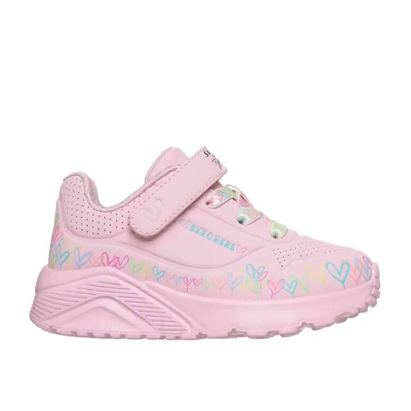 SKECHERS PATIKE UNO LITE-HEART CRAZE 