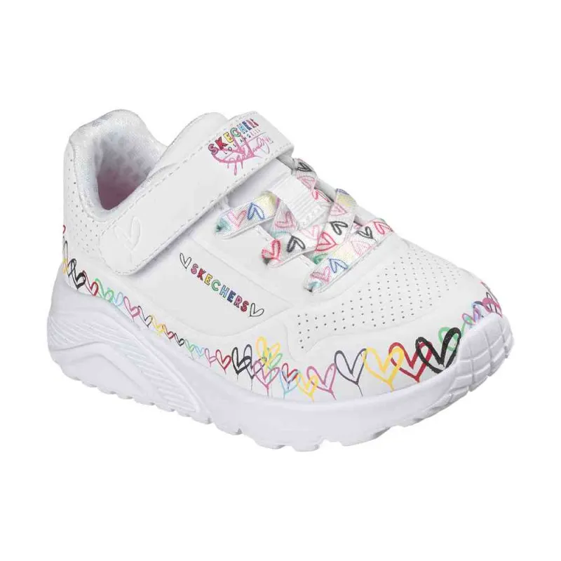 SKECHERS PATIKE UNO LITE-HEART CRAZE 