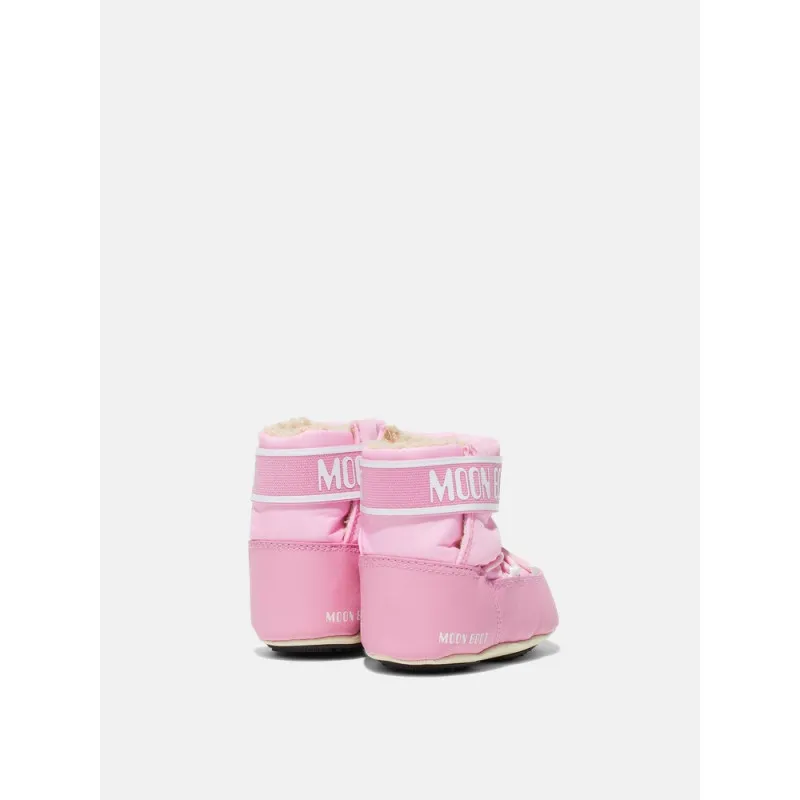 MOON BOOT CIZME CRIB NYLON PINK 