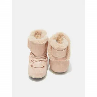MOON BOOT CRIB SUEDE PALE PINK