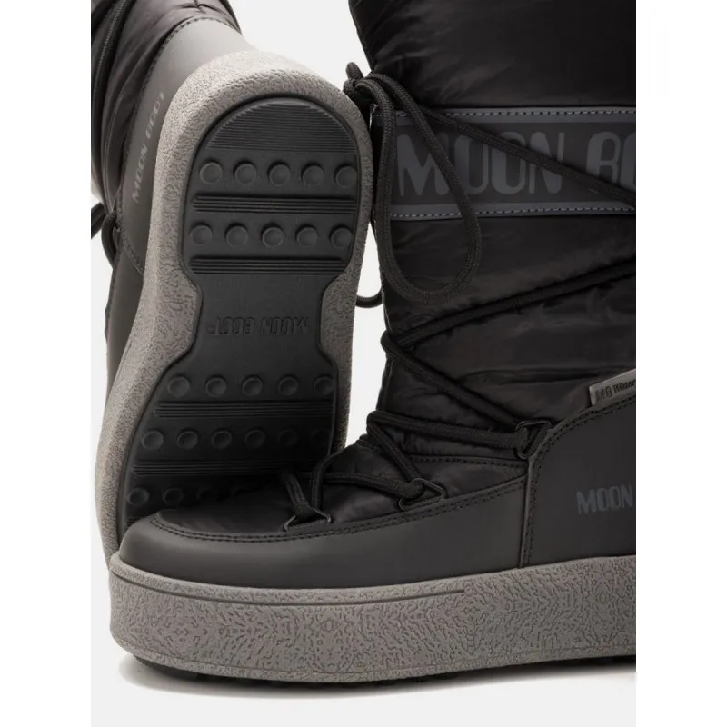 MOONBOOT JTRACK HIGH NYLON WP WP BLACK 