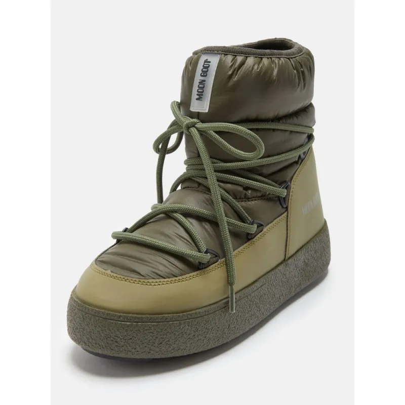 MOONBOOT JTRACK LOW NYLON WP WP KHAKI 