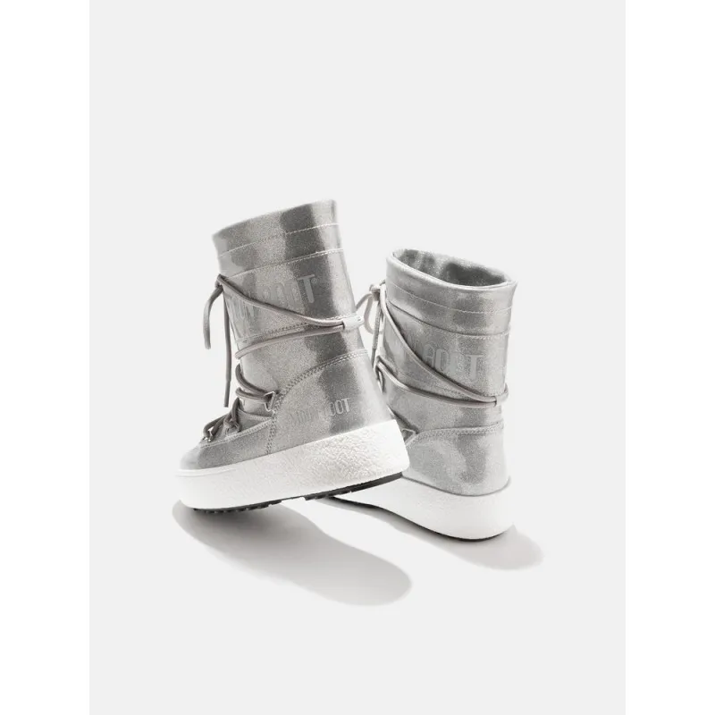 MOONBOOT JTRACK TUBE GLITTER SILVER SILVER 