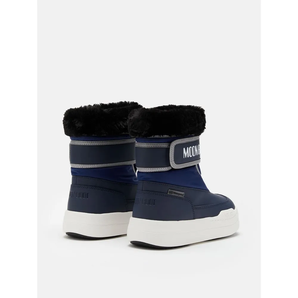 MOON BOOT CIZME JR PARK STRAP BLUE 