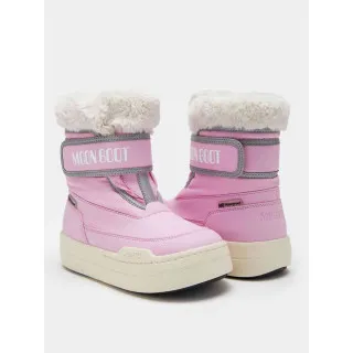 MOON BOOT CIZME JR PARK STRAP PINK