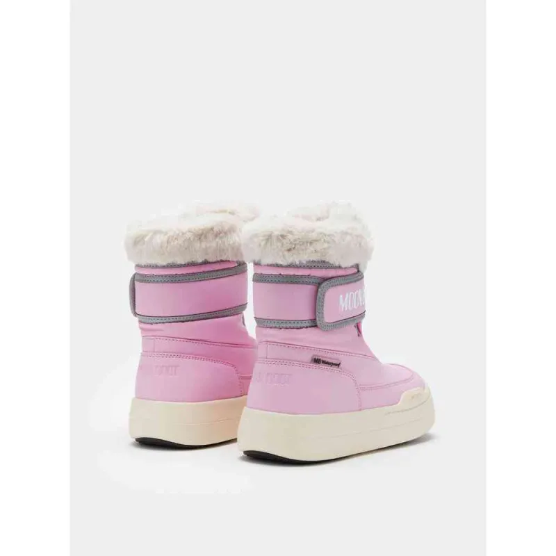 MOON BOOT CIZME JR PARK STRAP PINK