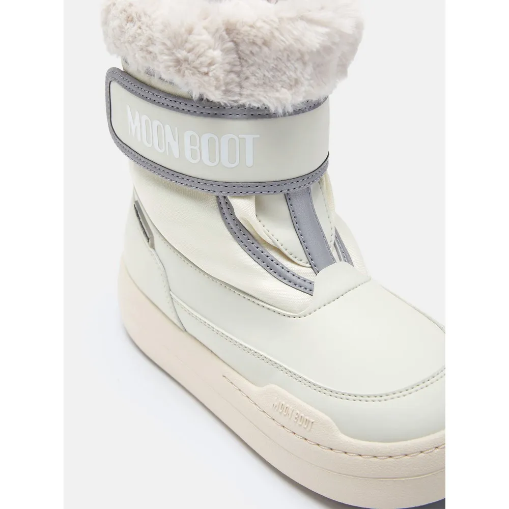 MOON BOOT JR PARK STRAP CREAM 
