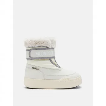 MOON BOOT JR PARK STRAP CREAM 