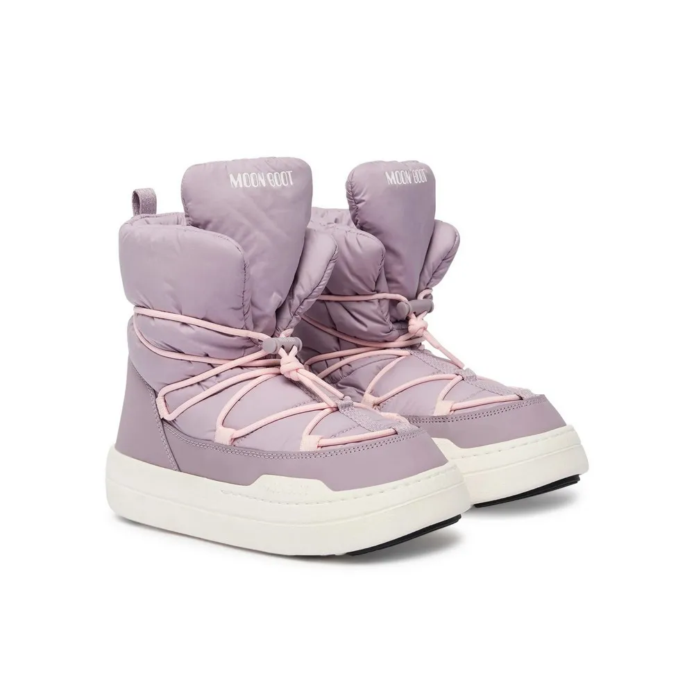 MOON BOOT JR PARK LACE MID LILAS 