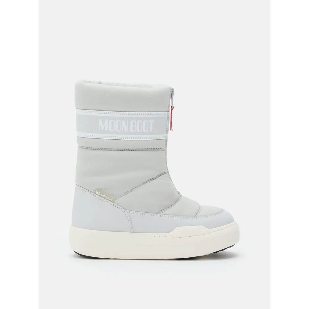 MOON BOOT JR PARK ZIP HI GLACIER GREY 