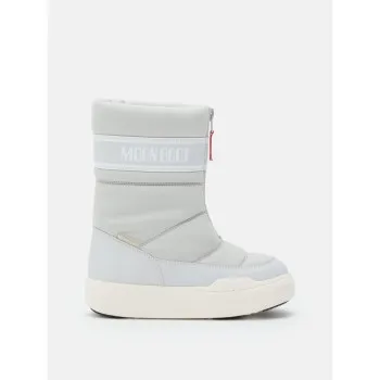 MOON BOOT JR PARK ZIP HI GLACIER GREY 