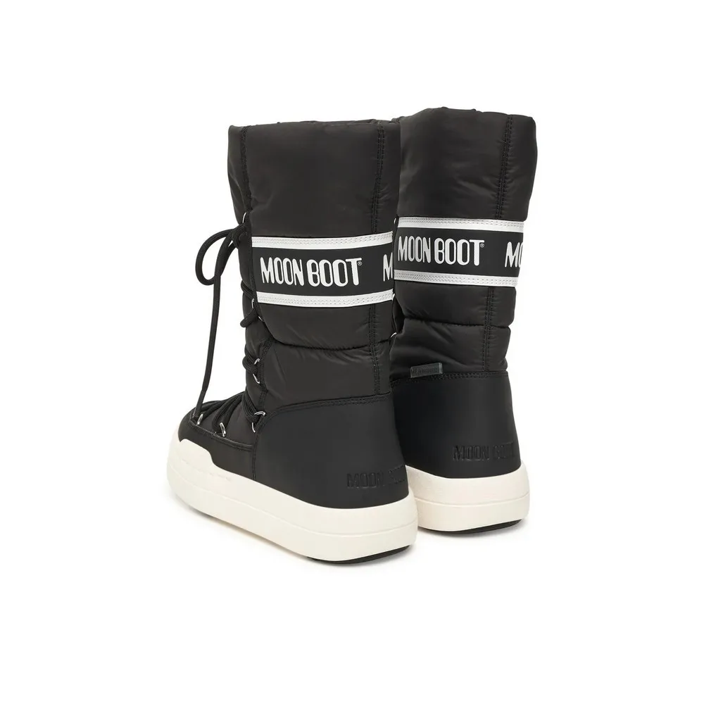 MOON BOOT JR PARK TUBE LACE WP BLACK 