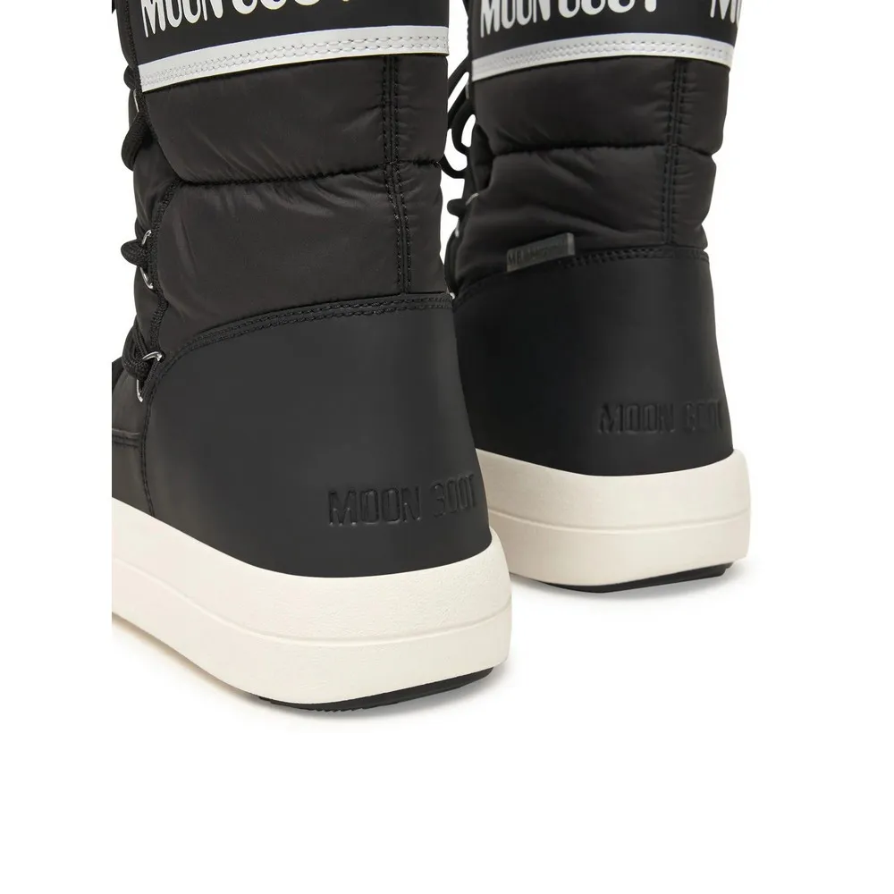 MOON BOOT JR PARK TUBE LACE WP BLACK 