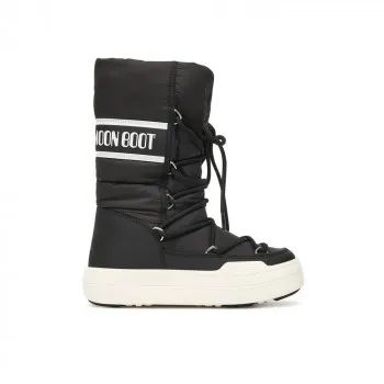 MOON BOOT JR PARK TUBE LACE WP BLACK 