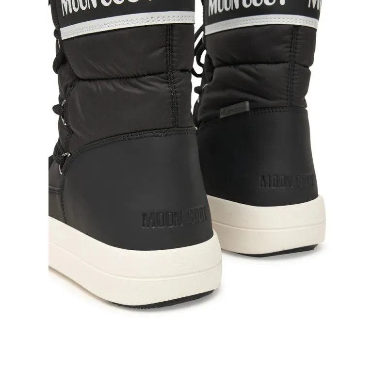 MOON BOOT JR PARK TUBE LACE WP BLACK 