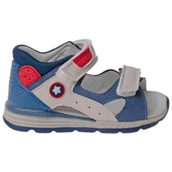 POLLINO SANDALA BLUE BIANCO 