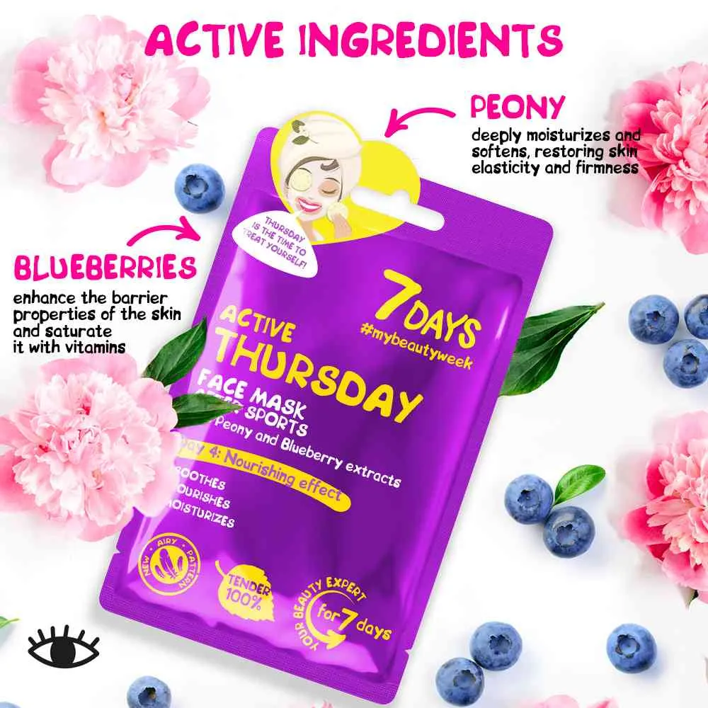 7DAYS MASKA LICE POSLE TRENINGA 