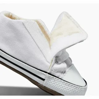 CONVERSE PATIKE CHUCK TAYLOR ALL STAR CRIBSTER CANVAS - WHITE/ NATURAL IVORY/WHI 