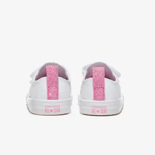 CONVERSE PATIKE CHUCK TAYLOR ALL STAR EASY ON SPARKLE - WHITE/OOPS PINK/WHITE