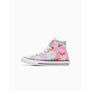 CONVERSE PATIKE CHUCK TAYLOR ALL STAR EASY ON FLORAL - WHITE/TRUE SKY/OOPS PINK