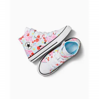 CONVERSE PATIKE CHUCK TAYLOR ALL STAR EASY ON FLORAL - WHITE/TRUE SKY/OOPS PINK