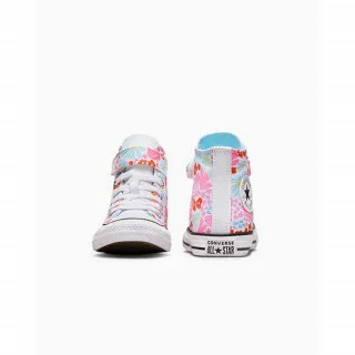 CONVERSE PATIKE CHUCK TAYLOR ALL STAR EASY ON FLORAL - WHITE/TRUE SKY/OOPS PINK