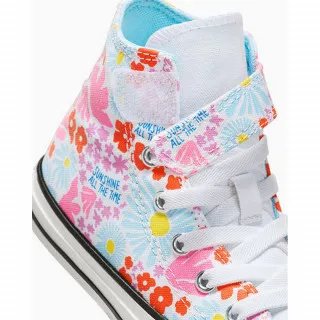 CONVERSE PATIKE CHUCK TAYLOR ALL STAR EASY ON FLORAL - WHITE/TRUE SKY/OOPS PINK