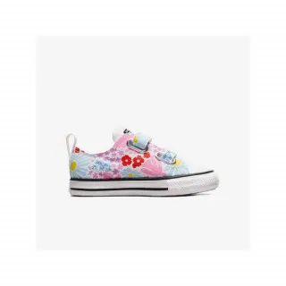 CONVERSE PATIKE CHUCK TAYLOR ALL STAR EASY ON FLORAL - WHITE/TRUE SKY/OOPS PINK