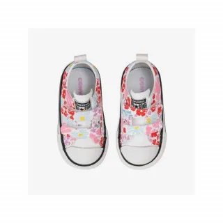 CONVERSE PATIKE CHUCK TAYLOR ALL STAR EASY ON FLORAL - WHITE/TRUE SKY/OOPS PINK