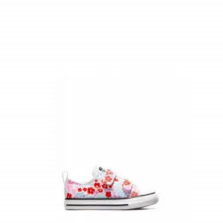 CONVERSE PATIKE CHUCK TAYLOR ALL STAR EASY ON FLORAL - WHITE/TRUE SKY/OOPS PINK