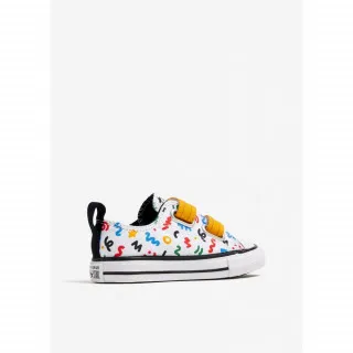 CONVERSE PATIKE CHUCK TAYLOR ALL STAR EASY ON DOODLES - WHITE/YELLOW/BLACK 