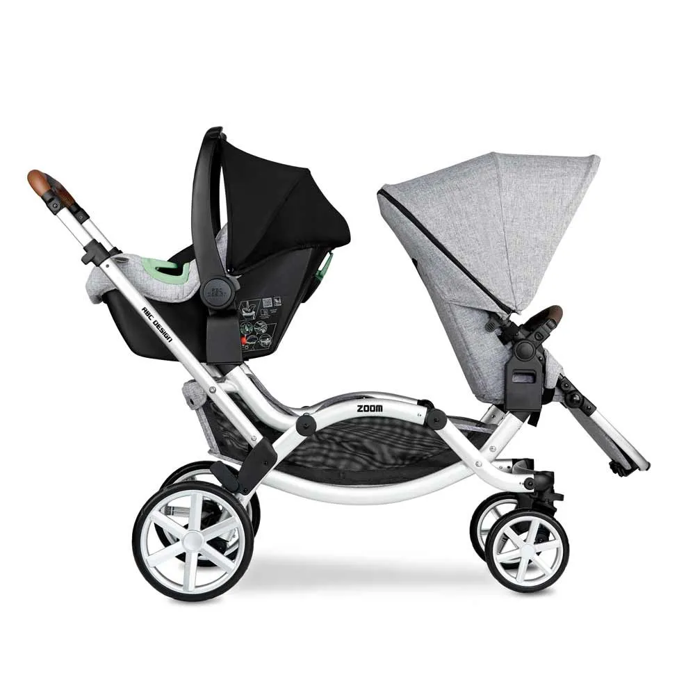 ABC DESIGN KOLICA ZA BLIZANCE ZOOM GRAPHITE GREY