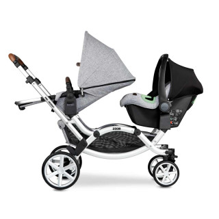 ABC DESIGN KOLICA ZA BLIZANCE ZOOM GRAPHITE GREY