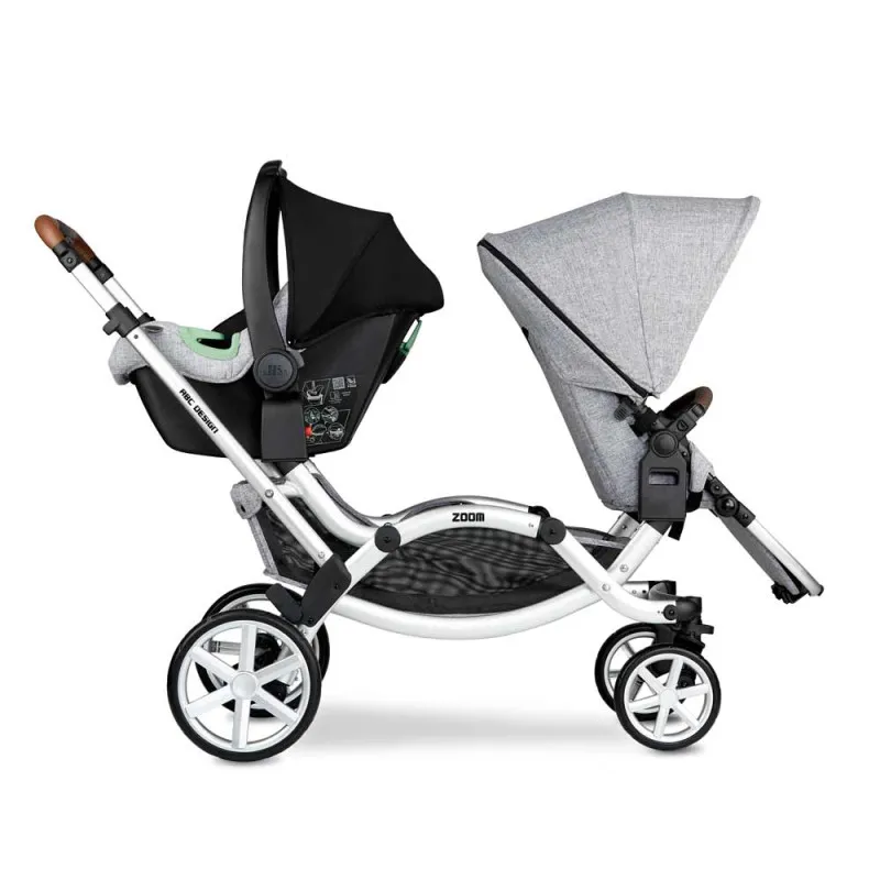 ABC DESIGN KOLICA ZA BLIZANCE ZOOM GRAPHITE GREY