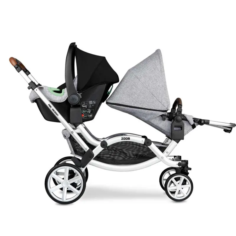 ABC DESIGN KOLICA ZA BLIZANCE ZOOM GRAPHITE GREY
