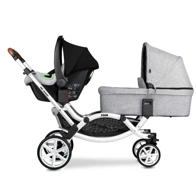 ABC DESIGN KOLICA ZA BLIZANCE ZOOM GRAPHITE GREY