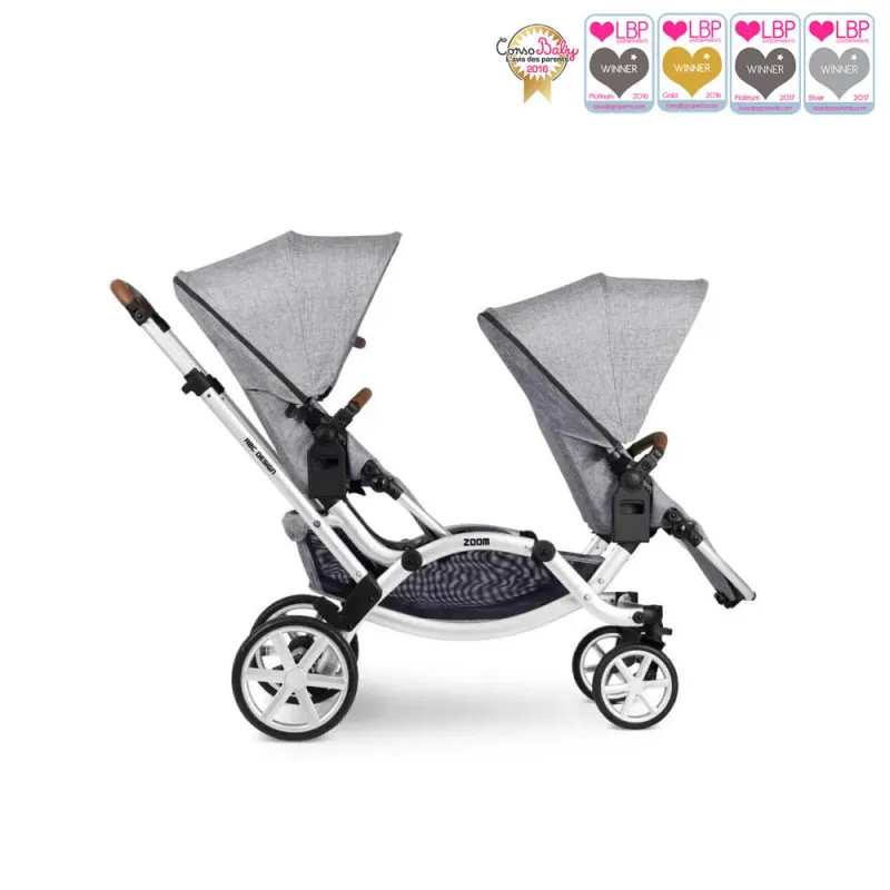ABC DESIGN KOLICA ZA BLIZANCE ZOOM GRAPHITE GREY
