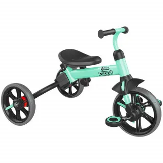 YVOLUTION YVELO FLIPPA 4u1 TRICIKL - BICIKL ZELENO CRNI