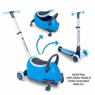 YVOLUTION YGLIDER LUNA - BLUE 4L/13L/16L CL 2PK