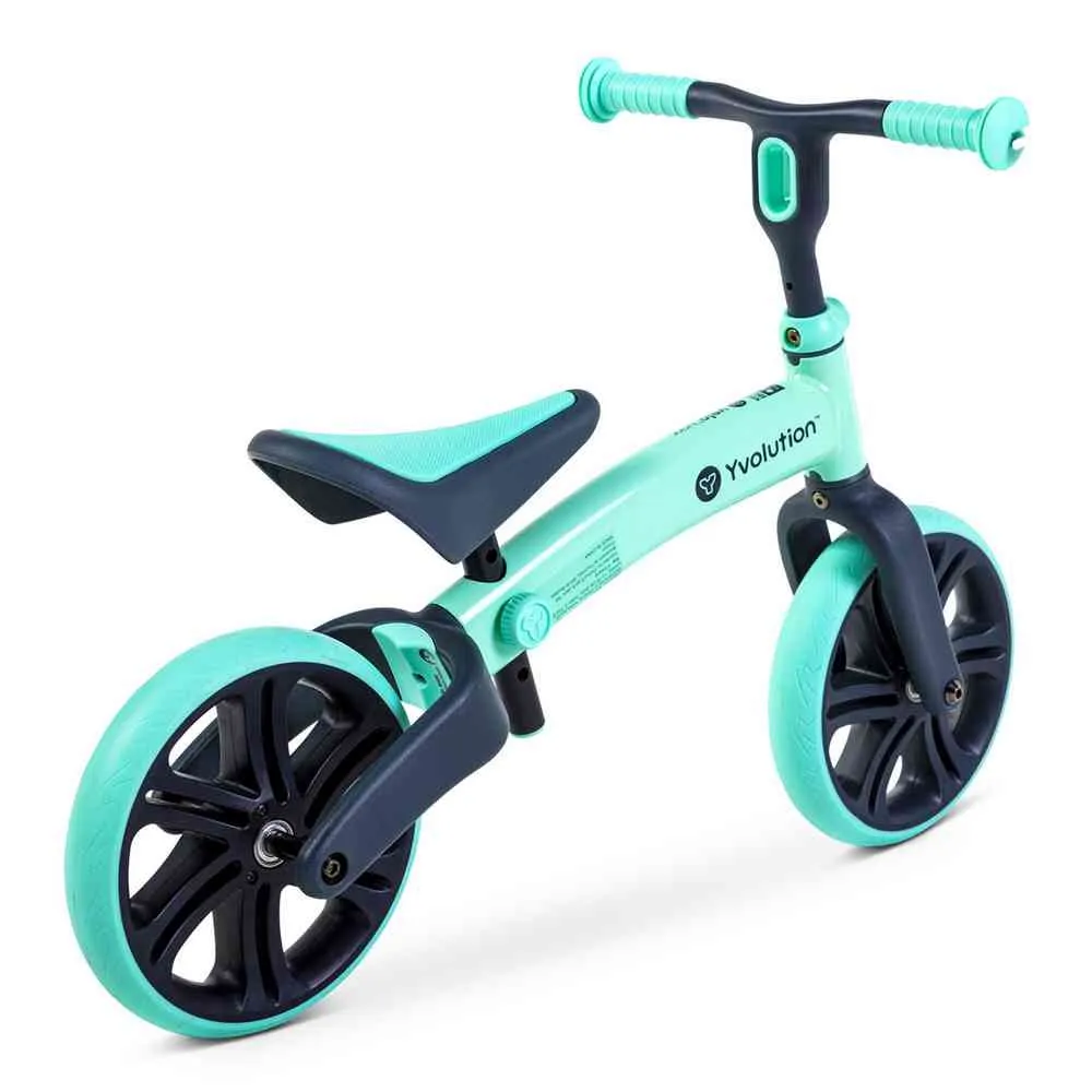 YVOLUTION VELO JUNIOR BALANS BICIKL ZELENI 4L/13L/16L CL 2PK