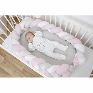 BUBABA GNEZDO ZA BEBE ROZE BELO 