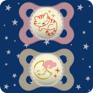MAM VARALICA NIGHT SILIKON 2-6M 2/1
