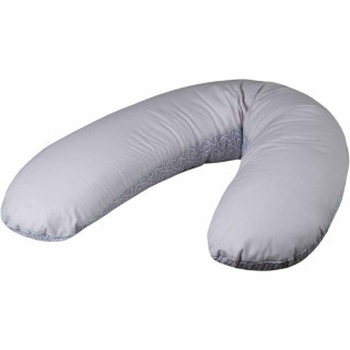 BUBABA JASTUK ZA TRUDNICE I DOJILJE SRCA SIVI 170X35CM