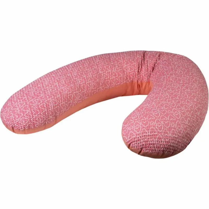 BUBABA JASTUK ZA TRUDNICE I DOJILJE SRCA ROZE 170X35CM