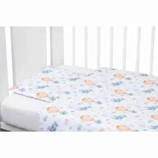 BUBABA POSTELJINA 2 DELA ZA KREVET ZEKA PLAVA