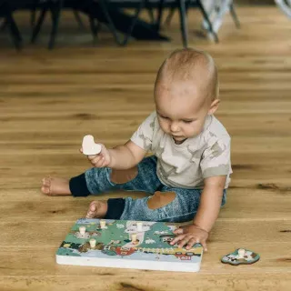 FREE2PLAY DRVENA SLAGALICA FARMA ŽIVOTINJA 