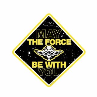 SEVEN NALEPNICA ZA AUTOMOBIL BEBA U AUTU STAR WARS YODA