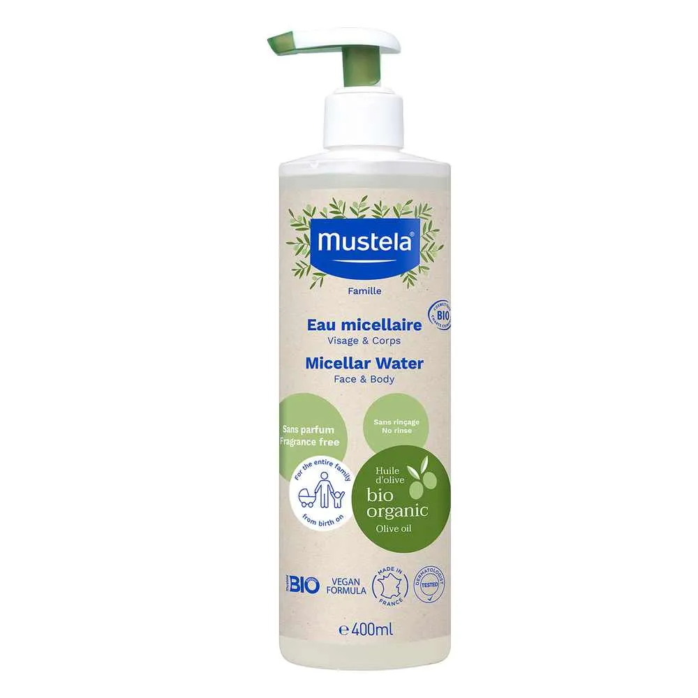 MUSTELA BIO ORGANIC MICELARNA VODA 400ML 