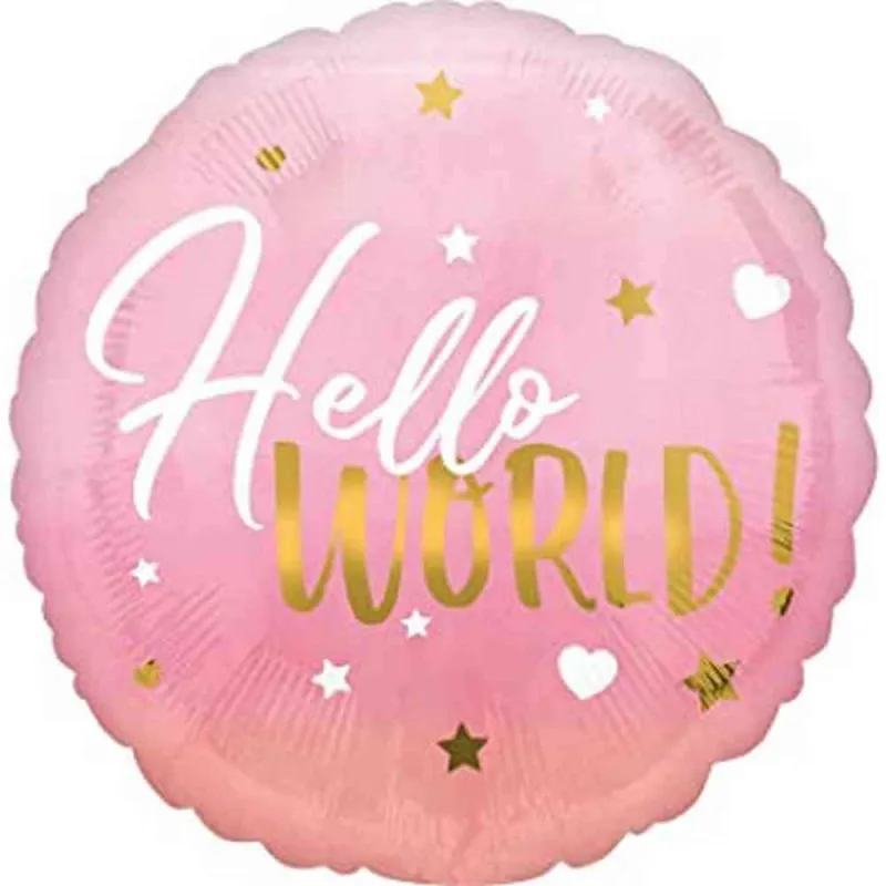 FOLIJA BALON BABY GIRL ROZA